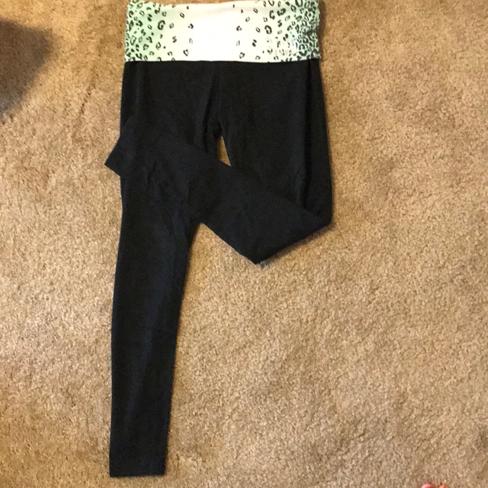 Pink yoga pants